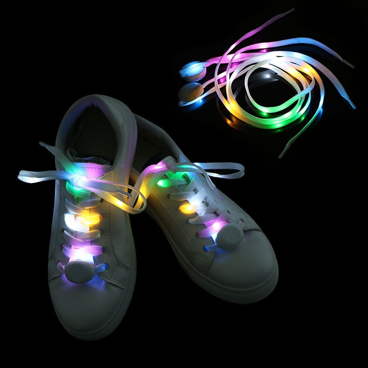 1 Pair  LED Light-up Shoelace Stage Performance Luminous Shoelace,Color: Green - shoelaces by PMC Jewellery | Online Shopping South Africa | PMC Jewellery