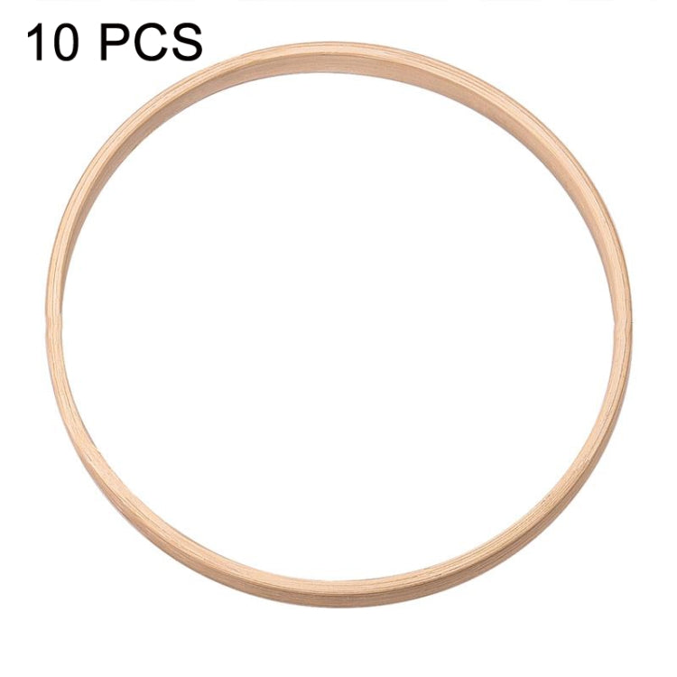 10 PCS Bamboo Circle Fan Frame Dream Catcher Making Circle Material, Size: 15cm(With 6mm Hole) - Arts & Crafts by PMC Jewellery | Online Shopping South Africa | PMC Jewellery