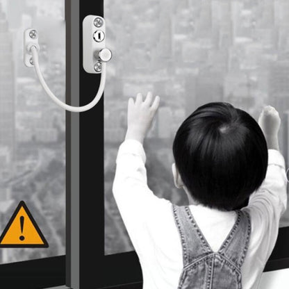 Children High-rise Anti-fall Safety Lock Window Push Limiter, Color: White - Safety Equipment by PMC Jewellery | Online Shopping South Africa | PMC Jewellery