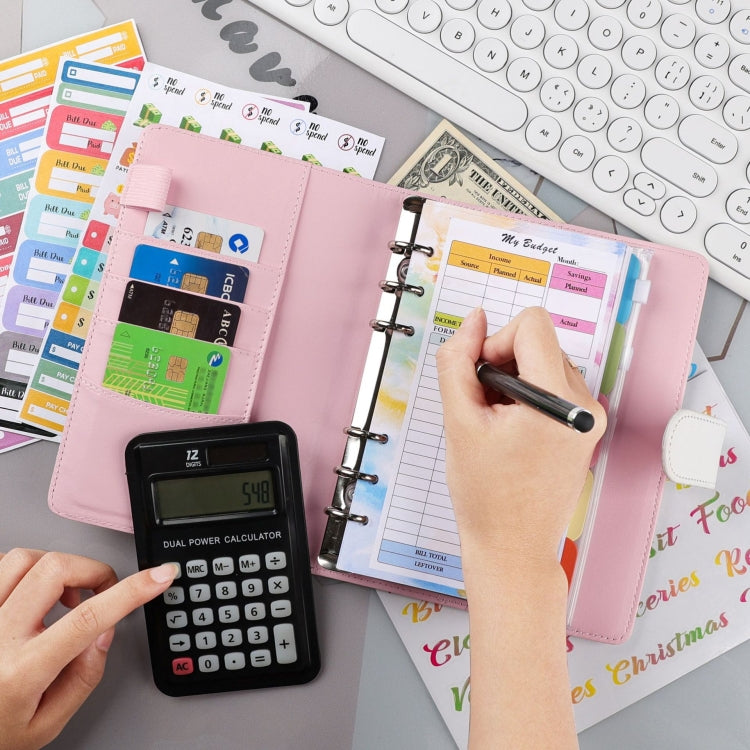 A6 Cash Budget Book Schedule Weekly Plan Monthly Plan Loose-leaf Notepad(Purple) - Notebooks by PMc TechLife | Online Shopping South Africa | PMc TechLife | Buy Now Pay Later Mobicred