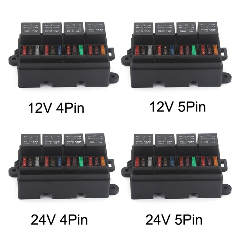 TF008-10 12V 5Pin Relay Car RV Radiography Sound Modified Electromagnetic Insurance Box - free shipping - PMC TechLife - Order now!