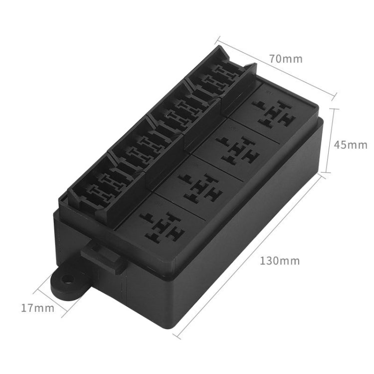 TF008-10 12V 5Pin Relay Car RV Radiography Sound Modified Electromagnetic Insurance Box - free shipping - PMC TechLife - Order now!