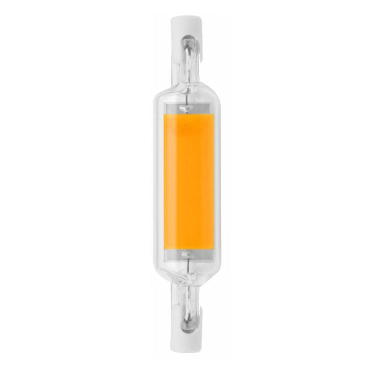 78MM 10W R7S LED COB Dimmer Glass Lamp Double-end Horizontal Plug-in Light(220V Warm White Light) - LED Blubs & Tubes by PMc TechLife | Online Shopping South Africa | PMc TechLife | Buy Now Pay Later Mobicred