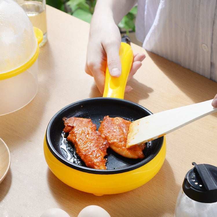 350W Electric Egg Omelette Cooker Frying Pan Steamer Cooker,EU Plug,Style: Single Layer Set Yellow - free shipping - PMC TechLife - Order now!