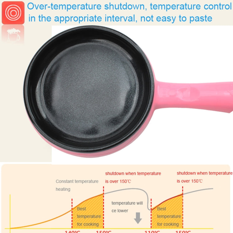 350W Electric Egg Omelette Cooker Frying Pan Steamer Cooker,EU Plug,Style: Single Layer Set Pink - free shipping - PMC TechLife - Order now!