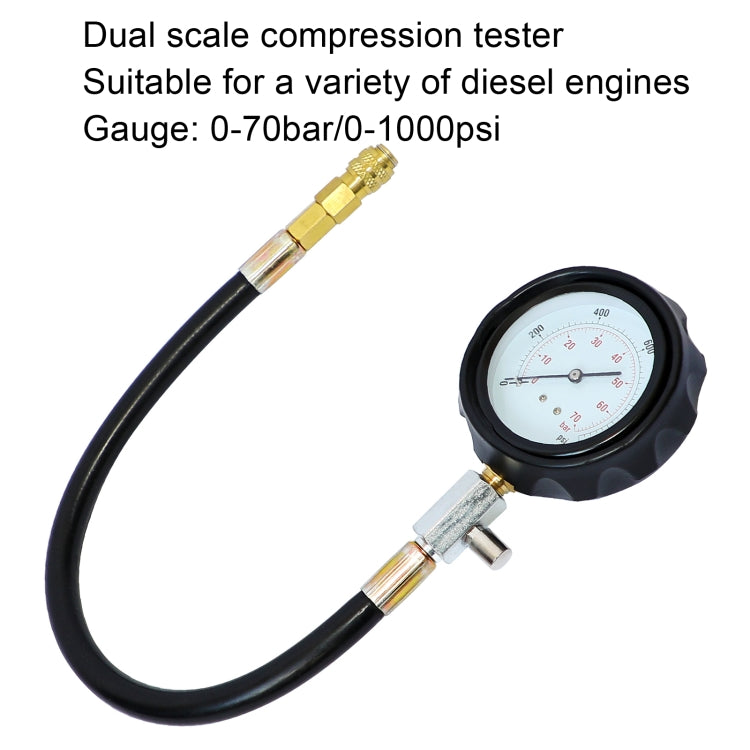 18 PCS / Set TU-15B Diesel Cylinder Pressure Meter Cylinder Pressure Detection Tool - Tire Pressure Gauges by PMC TechLife | Online Shopping South Africa | PMC TechLife