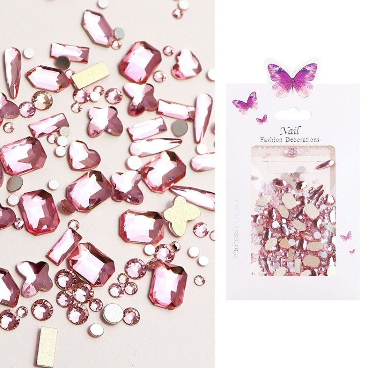 DIY Flat Bottom Shaped Glass Mixed Nail Art Rhinestones, Specification: 03 - Nail Stickers by PMC Jewellery | Online Shopping South Africa | PMC Jewellery | Buy Now Pay Later Mobicred