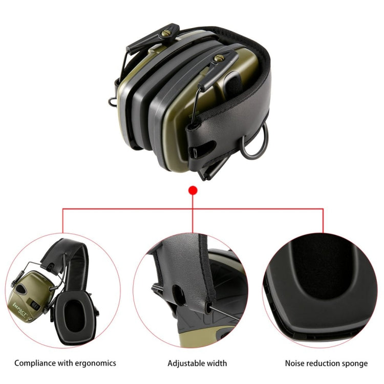 Noise-cancelling Headphones Noise-isolating Earmuffs For Outdoor Work(Black) - Workplace Safety Supplies by PMC TechLife | Online Shopping South Africa | PMC TechLife