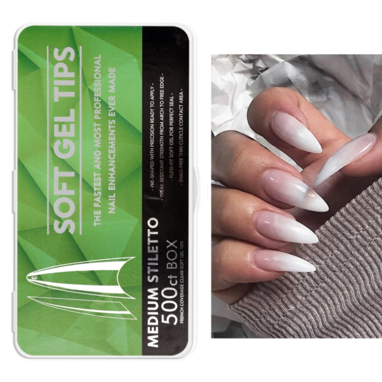 Scratch-free Ultra-thin Seamless Manicure Nail Plate, Shape: 04 Half Sand Short Water Drop - Nail Stickers by PMC Jewellery | Online Shopping South Africa | PMC Jewellery | Buy Now Pay Later Mobicred