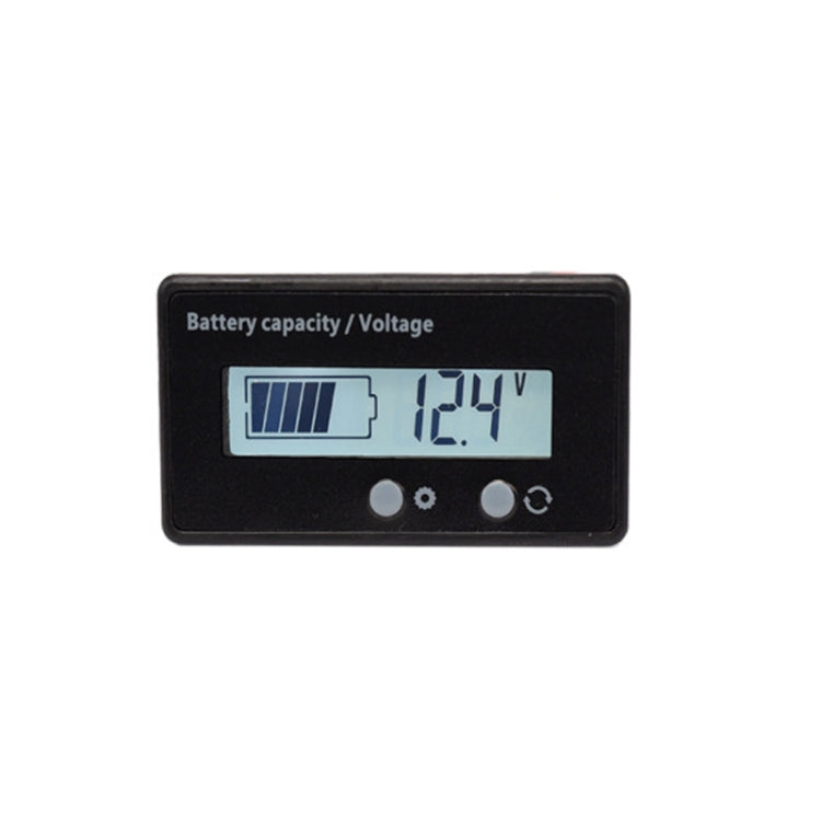 L6133 LCD Electric Motorcycle Power Display, Style: Button Front White Backlight - Electrical Instruments by PMC TechLife | Online Shopping South Africa | PMC TechLife | Buy Now Pay Later Mobicred