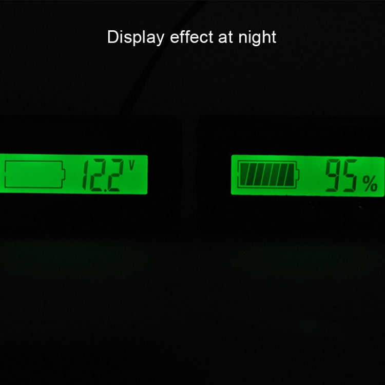 L6133 LCD Electric Motorcycle Power Display, Style: Button Front White Backlight - Electrical Instruments by PMC TechLife | Online Shopping South Africa | PMC TechLife | Buy Now Pay Later Mobicred