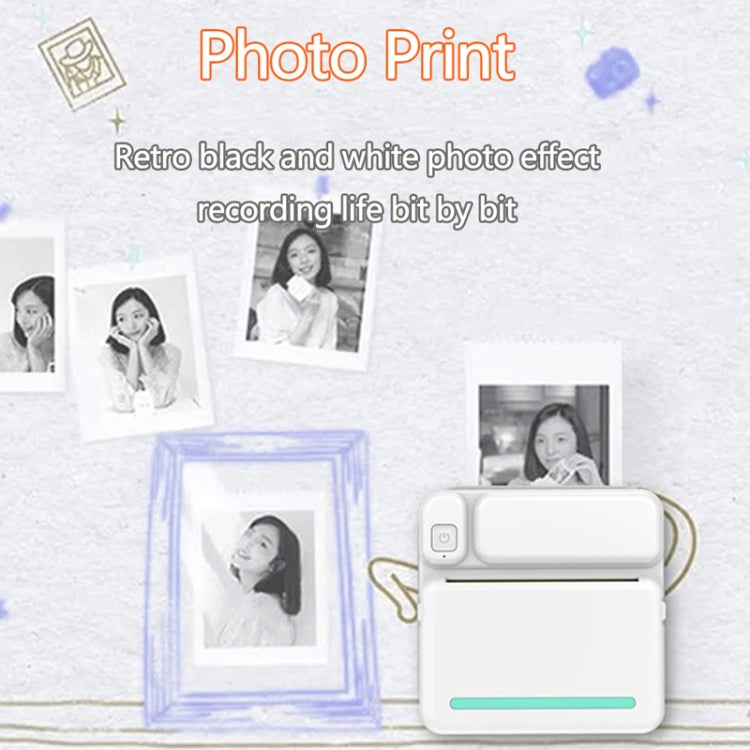 C19 200DPI Student Homework Printer Bluetooth Inkless Pocket Printer Pink Set - free shipping - PMC TechLife - Order now!