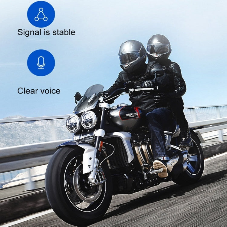 Motorcycle Helmet Call Music Navigation Bluetooth Headset, Color: Yellow(Hard Pipe Microphone) - Motorcycle Walkie Talkie by PMC TechLife | Online Shopping South Africa | PMC TechLife | Buy Now Pay Later Mobicred