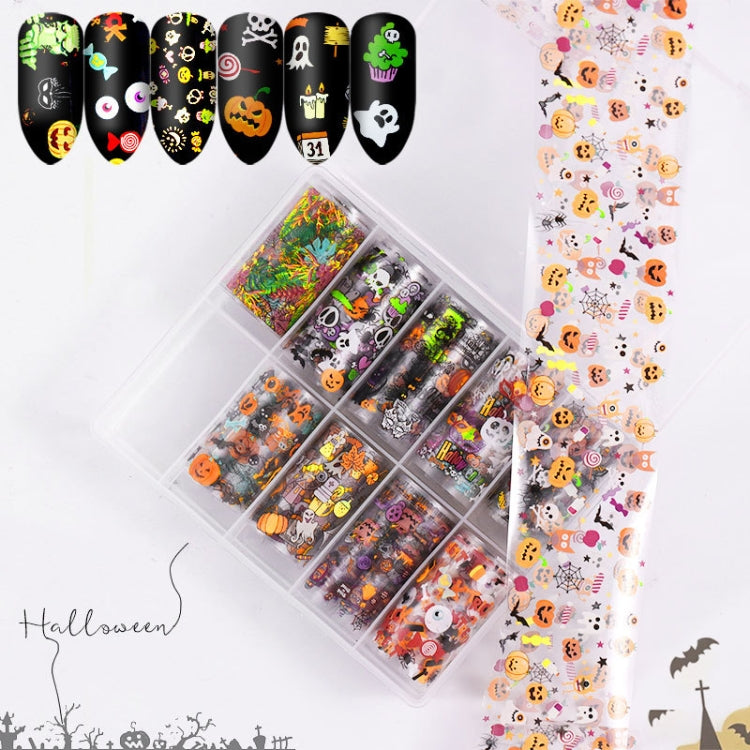 TZ0257 4x100cm Halloween Christmas Nail Art Starry Sticker Set without Nails(07) - Nail Stickers by PMC Jewellery | Online Shopping South Africa | PMC Jewellery | Buy Now Pay Later Mobicred