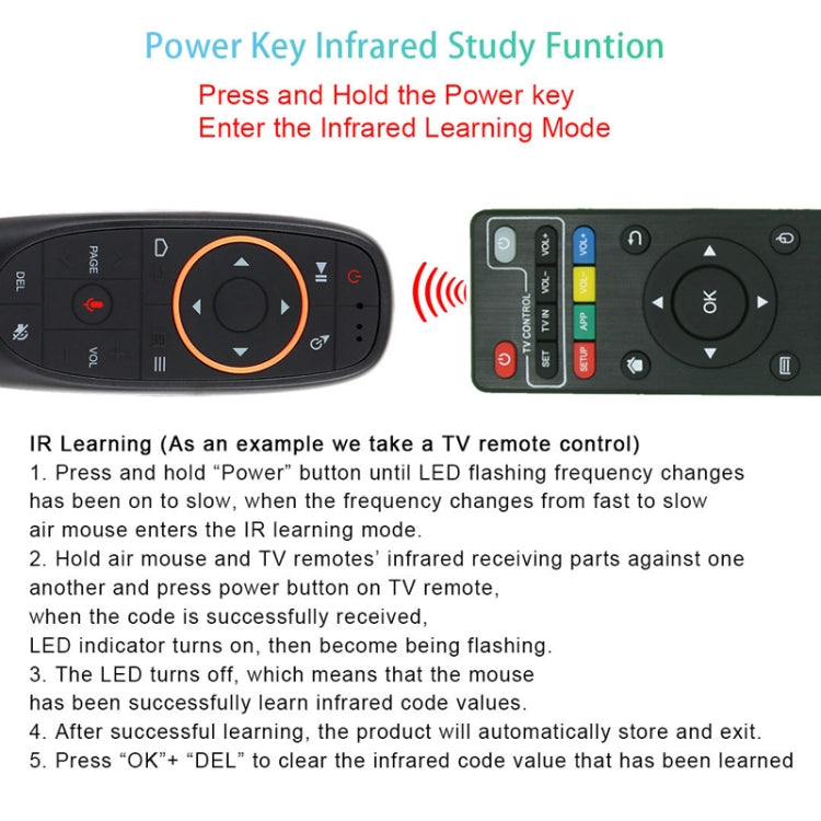 Intelligent Voice Remote Control With Learning Function, Style: G10 Without Gyroscope - Universal by PMC TechLife | Online Shopping South Africa | PMC TechLife | Buy Now Pay Later Mobicred