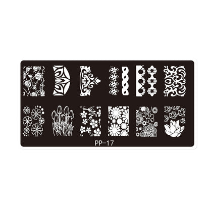 Butterfly Dream Nail Art Printed Steel Plate(E084-17) - Nail Stickers by PMC Jewellery | Online Shopping South Africa | PMC Jewellery | Buy Now Pay Later Mobicred