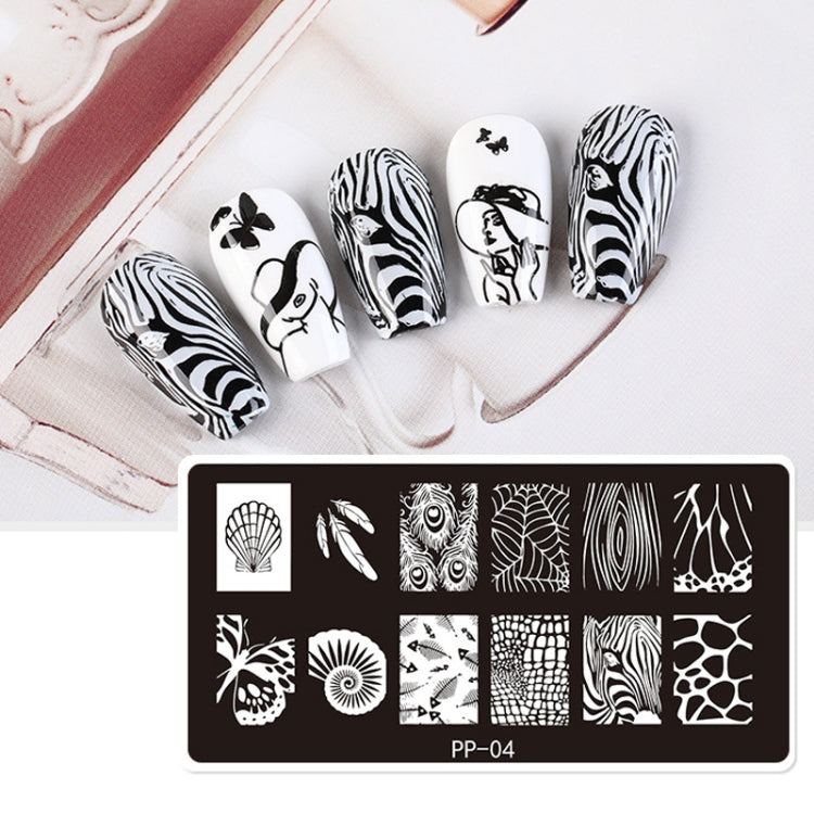 Butterfly Dream Nail Art Printed Steel Plate(E084-21) - Nail Stickers by PMC Jewellery | Online Shopping South Africa | PMC Jewellery | Buy Now Pay Later Mobicred