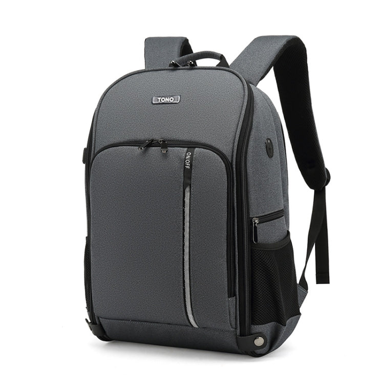 TONO LED Light SLR Digital Camera Backpack With USB Port(Grey) - free shipping - PMC TechLife - Order now!