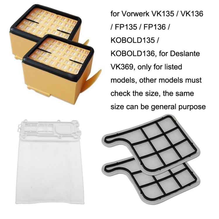 5 Sets Motor Tablet For Vorwerk VK135 / VK136 Vacuum Cleaner Accessories - Other Accessories by PMC Jewellery | Online Shopping South Africa | PMC Jewellery
