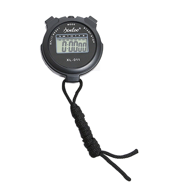 XINLOO XL-011 Display Single Memory Stopwatch Running Fitness Training Electronic Timer(Black) - Pedometer by null | Online Shopping South Africa | PMC Jewellery