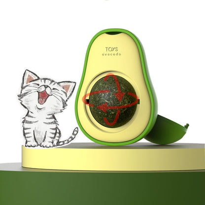 2 PCS Catnip Balls And Avocado Teasing Cat Teeth Cleaning Toy(Gall Fruit) - Toys by PMC Jewellery | Online Shopping South Africa | PMC Jewellery