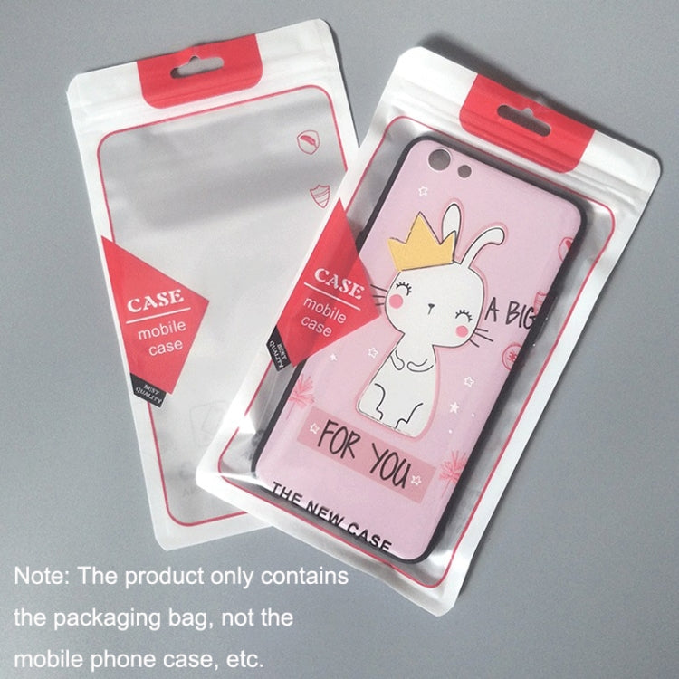100PCS Phone Case Translucent Yin Yang Self-sealing Packaging Bag(Black) -  by PMC TechLife | Online Shopping South Africa | PMC TechLife