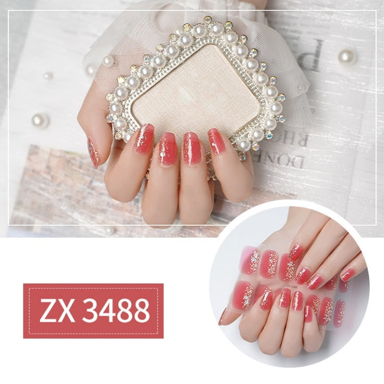 Nail Polish Film Bronzing Nail Stickers(ZX3488)(Bare film+A frustration) - Nail Stickers by PMC Jewellery | Online Shopping South Africa | PMC Jewellery | Buy Now Pay Later Mobicred