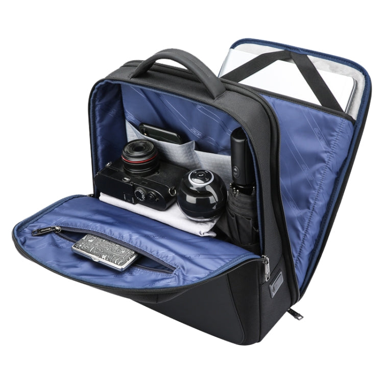 Bopai 61-120891 Multifunctional Anti-theft Laptop Business Backpack with USB Charging Hole(Black) - free shipping - PMC Jewellery - Order now!