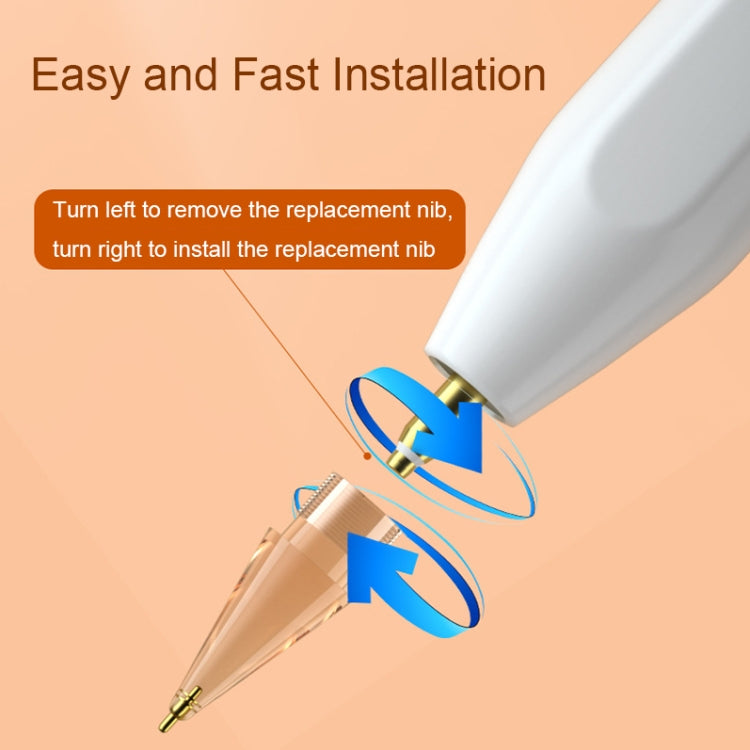 For Apple Pencil 1/2 2pcs Stylus Transparent Replacement Needle Nib, Spec: Extended (Gray) - Pencil Accessories by PMc TechLife | Online Shopping South Africa | PMc TechLife | Buy Now Pay Later Mobicred