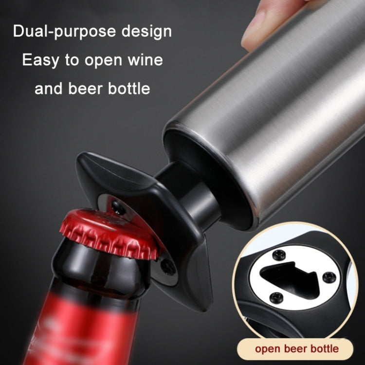 Kitchen Stainless Steel Wine Bottle Opener Household Tools(Black) - Openers by PMC Jewellery | Online Shopping South Africa | PMC Jewellery | Buy Now Pay Later Mobicred