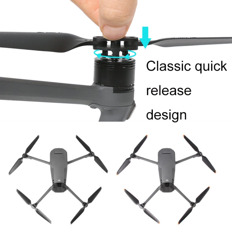 For Mavic 3 2pairs Sunnylife 9453F-2 Silver Paddle Tip Quick Release Blades - free shipping - PMC TechLife - Order now!