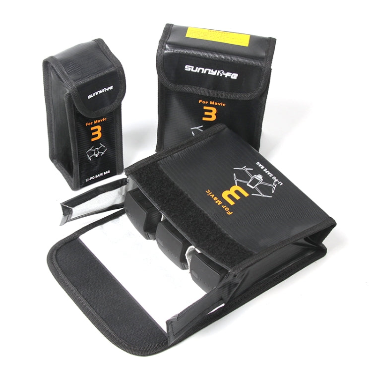 For Mavic 3 Sunnylife M3-DC104 Battery Safe Storage Explosion-proof Bags - Backpacks & Bags by Sunnylife | Online Shopping South Africa | PMC TechLife | Buy Now Pay Later Mobicred