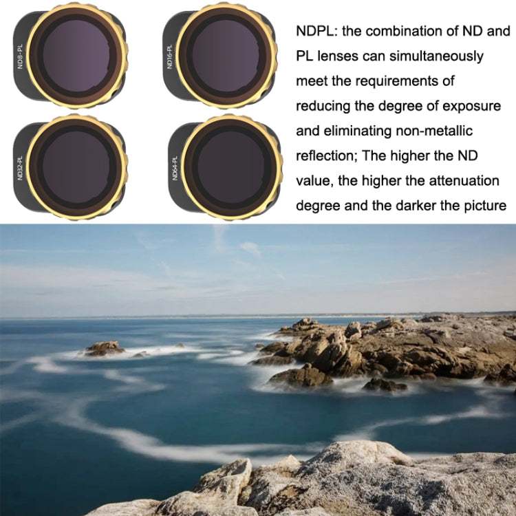 JSR For Mini 3 Pro Camera Filters, Style: ZG ND64PL - Other by JSR | Online Shopping South Africa | PMC TechLife | Buy Now Pay Later Mobicred