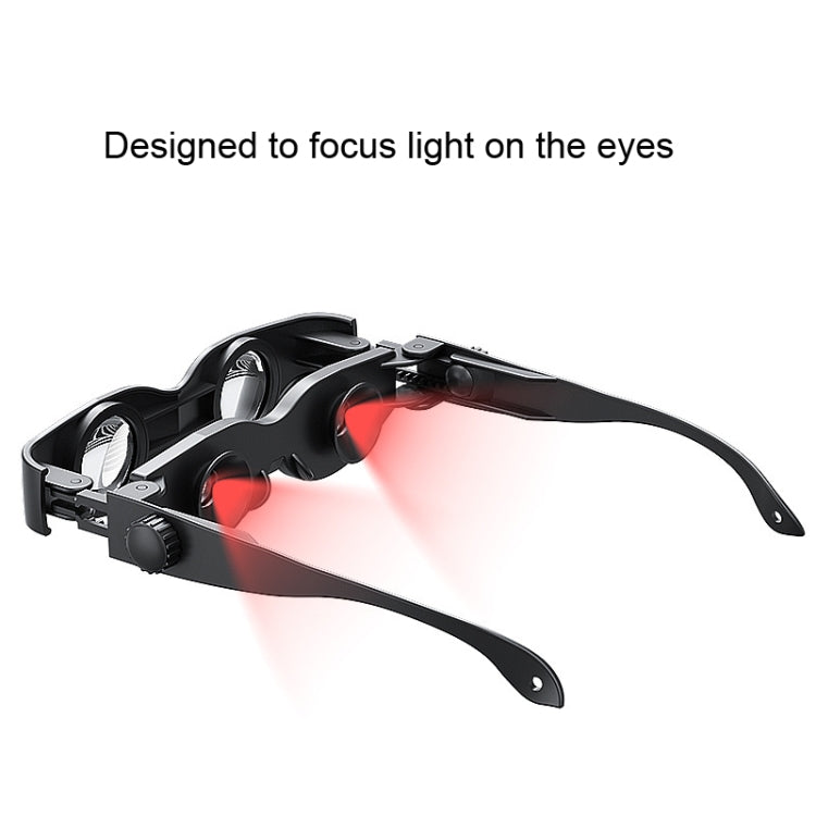 DM0125 3X Fishing Binoculars Adjustable Focus Glass Type Binoculars With Yellow Polarised Lens - Binoculars by PMC TechLife | Online Shopping South Africa | PMC TechLife | Buy Now Pay Later Mobicred