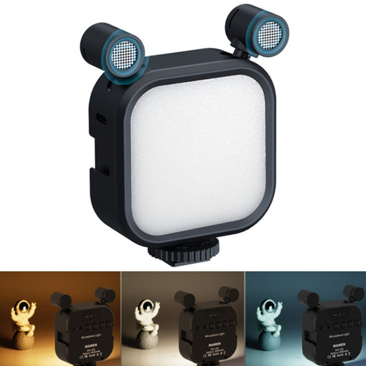 MAMEN Broadcast Multi-Angle Stereo Microphone Lights, Model: V13（Three Color Temperature） -  by MAMEN | Online Shopping South Africa | PMC Jewellery | Buy Now Pay Later Mobicred