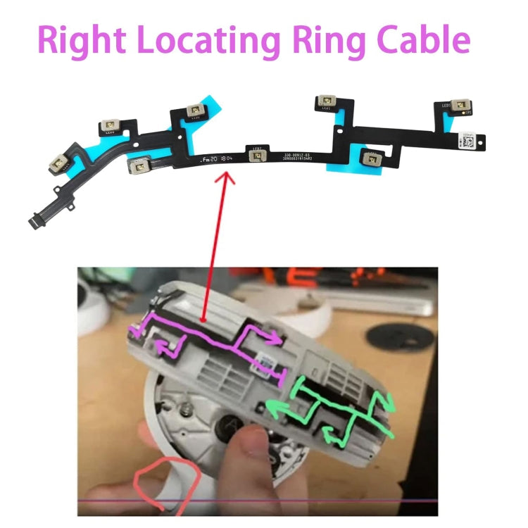 For Meta Quest 2 Locating Ring Flex Cable Right With Light -  by PMC TechLife | Online Shopping South Africa | PMC TechLife | Buy Now Pay Later Mobicred
