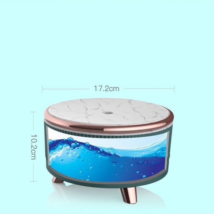 Ultrasonic Aromatherapy Diffuser Humidifier Essential Oil Diffuser EU Plug(Blue Flower Dot) - free shipping - PMC TechLife - Order now!