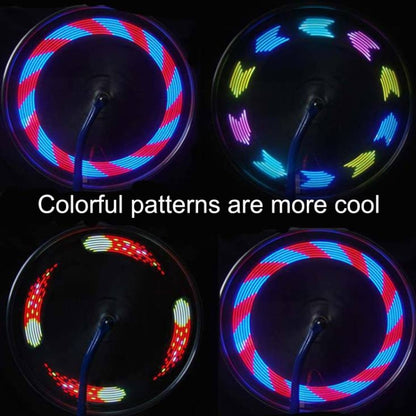 A02 Bike Double-Sided Hot Wheels Mountain Bike Steel Wire Colorful Spokes Lamp - Decorative Lights by PMC Jewellery | Online Shopping South Africa | PMC Jewellery