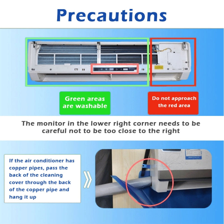 10 In 1 Air Conditioner Cleaning Cover Portable Split Air Conditioning Cleaning Bag - Air Conditioning & Accessories by PMC TechLife | Online Shopping South Africa | PMC TechLife