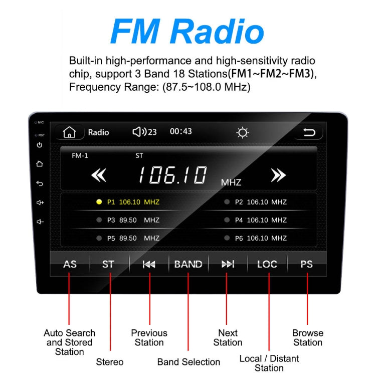 C7001 7 inch Touch Screen Built-In CarPlay Car MP5 Player, Style: Standard+8 Light Camera - Car MP3 & MP4 & MP5 by PMC TechLife | Online Shopping South Africa | PMC TechLife | Buy Now Pay Later Mobicred