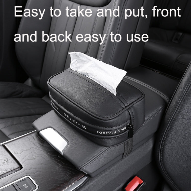 Multifunctional Car Chair Back Hanging Tissue Box(Black) - Tissue Boxes by PMC TechLife | Online Shopping South Africa | PMC TechLife | Buy Now Pay Later Mobicred