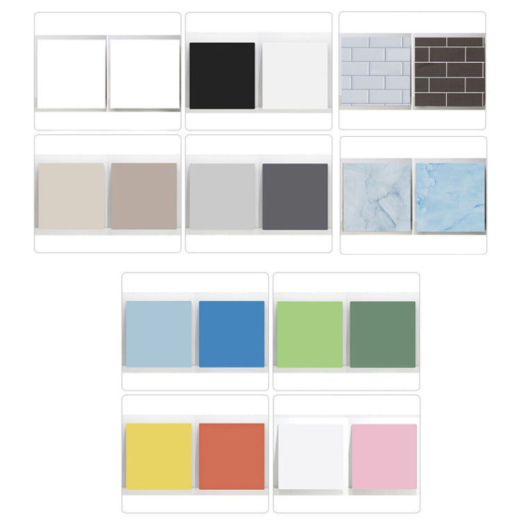 40x40CM Double-sided Photography Background Board Food Photo Props(White) - free shipping - PMC TechLife - Order now!