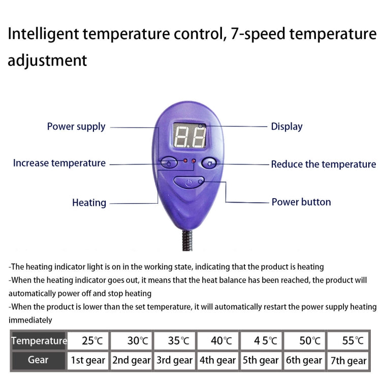 40x30cm Red 12V Low Voltage Multifunctional Warm Pet Heating Pad Pet Electric Blanket(EU Plug) - Pads by PMC TechLife | Online Shopping South Africa | PMC TechLife | Buy Now Pay Later Mobicred
