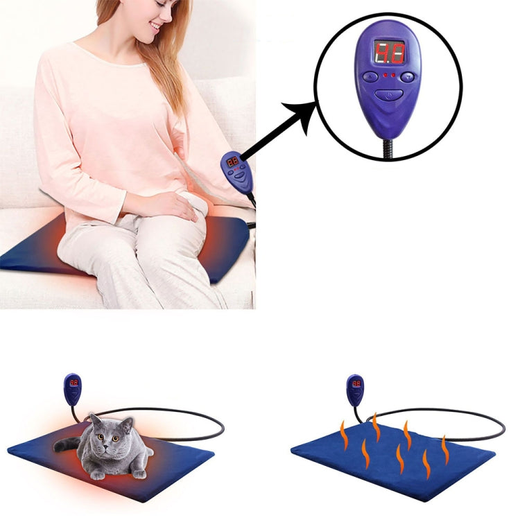 40x30cm Red 12V Low Voltage Multifunctional Warm Pet Heating Pad Pet Electric Blanket(EU Plug) - Pads by PMC TechLife | Online Shopping South Africa | PMC TechLife | Buy Now Pay Later Mobicred