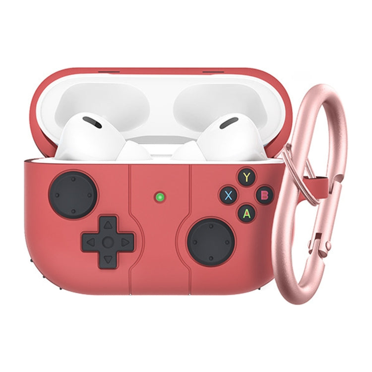 For Airpods 3 Soft Shell Drop-proof Silicone Headphone Cover With Hook(Watermelon Red) - For AirPods 3 by PMC Jewellery | Online Shopping South Africa | PMC Jewellery | Buy Now Pay Later Mobicred