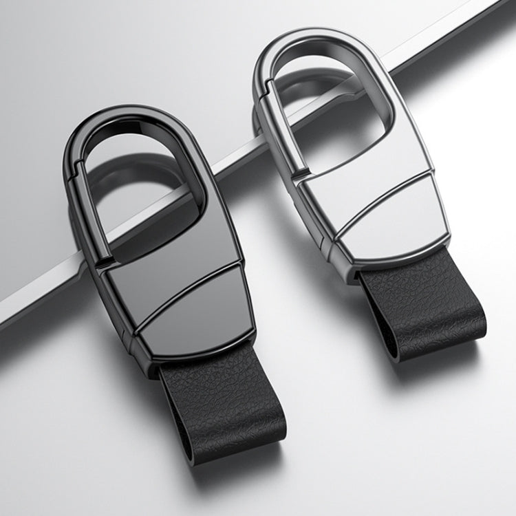 Metal Waist Hang Car Key Chain Simple Lock Pendant(Chrome) - Key Rings by PMC TechLife | Online Shopping South Africa | PMC TechLife | Buy Now Pay Later Mobicred