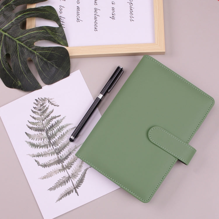 A6 Macaron Notebook PU Loose-leaf Cash Budget Handbook(Gray) - Notebooks by PMc TechLife | Online Shopping South Africa | PMc TechLife | Buy Now Pay Later Mobicred