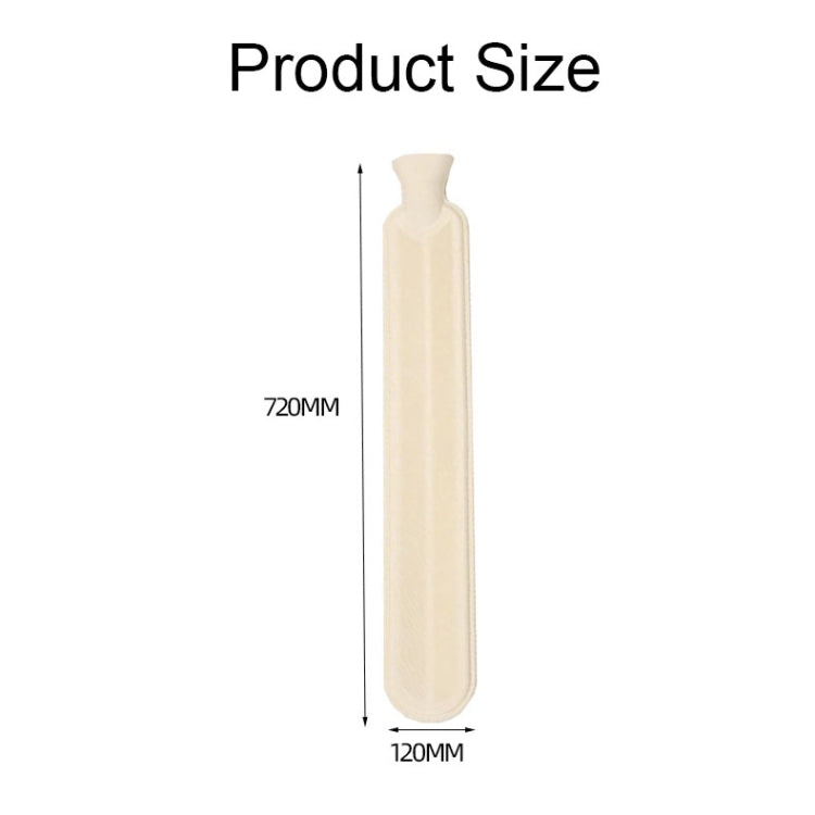 2L Long-strip Multifunctional Water-filled Rubber Hot Water Bags, Spec: Gray Snowflake - Hot Water Bags by PMC TechLife | Online Shopping South Africa | PMC TechLife | Buy Now Pay Later Mobicred