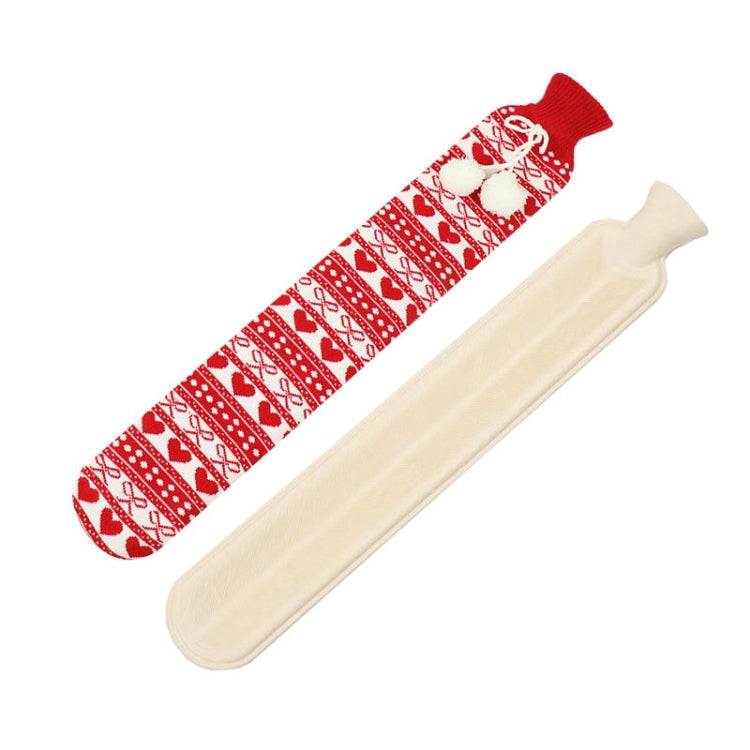 2L Long-strip Multifunctional Water-filled Rubber Hot Water Bags, Spec: Red Bow - Hot Water Bags by PMC TechLife | Online Shopping South Africa | PMC TechLife | Buy Now Pay Later Mobicred