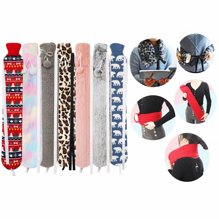 2L Long-strip Multifunctional Water-filled Rubber Hot Water Bags, Spec: Gradient Red - Hot Water Bags by PMC TechLife | Online Shopping South Africa | PMC TechLife | Buy Now Pay Later Mobicred